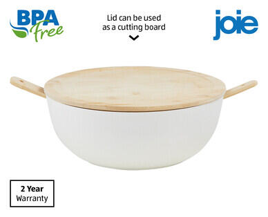 Salad Bowl or Bread Box with Bamboo Lid