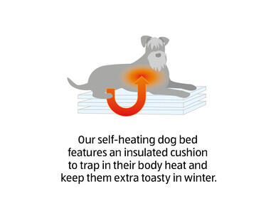 Self-Heating Dog Bed
