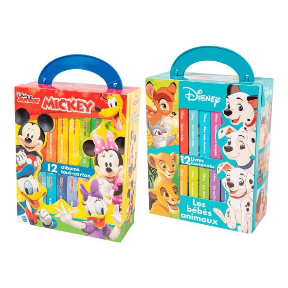 DISNEY(R) 				Albums tout-carton, 12 pcs