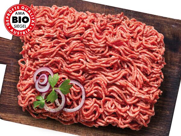Frisches Bio Rinder Faschiertes