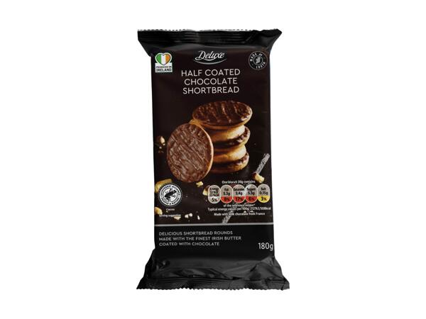 Half Coated Shortbread