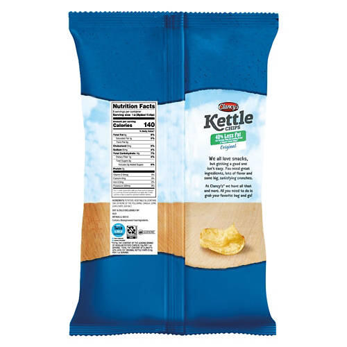 Gluten Free Low Fat Original Kettle Chips, 8 oz