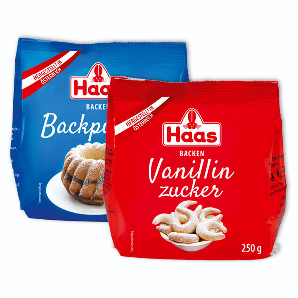 Vanillinzucker / Backpulver