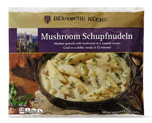 Deutsche Küche 
 Pickle Cheese or Mushroom Schupfnudeln
