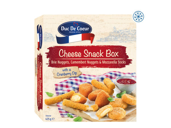 Duc De Coeur Cheese Snack Box with Cranberry Dip