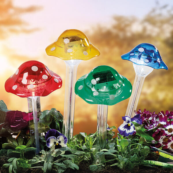 LED-Solar-Gartenleuchte "Pilz"