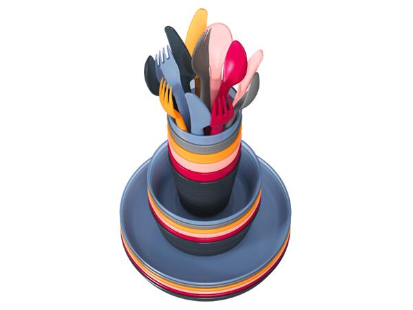 Cutlery, Cups, Plates or Bowls Reusable Set