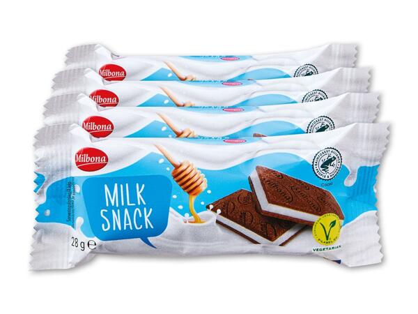 Mælke­snitte eller kakaosnack