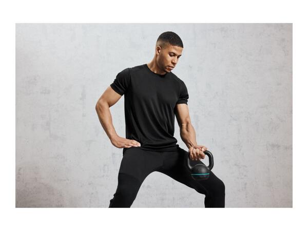 Crivit Men's Short Sleeve Sports Top - Black