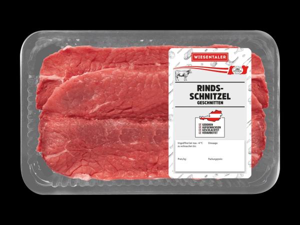 Frische Rindsschnitzel