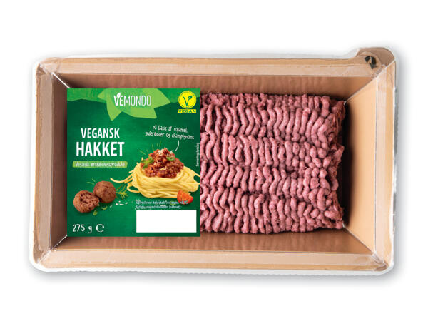Vegansk burger eller hakket