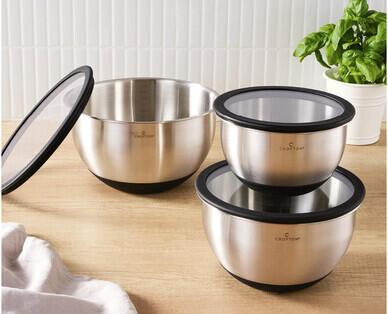Stainless Steel Mixing Bowls 3pc Set