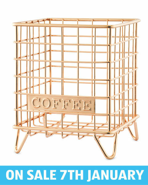 Gold Coffee Mini Wire Storage
