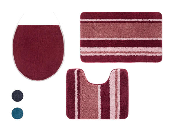 Tapis de bain, 3 pièces