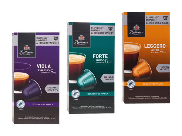 Capsules de café en alu
