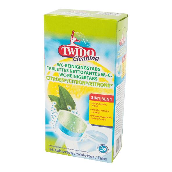 TWIDO CLEANING(R) 				Tablettes nettoyantes pour W.-C., 16 pcs