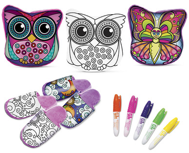Grafix Color Pillow or Slipper Assortment