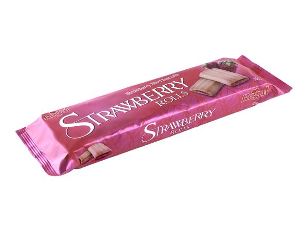 Strawberry Rolls Biscuits
