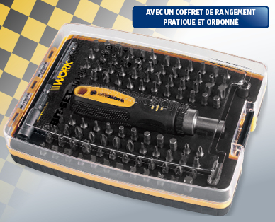 Jeu d'embouts, 101 pièces WORKZONE(R)