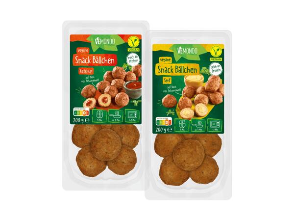 Pflanzliche Snack Bällchen