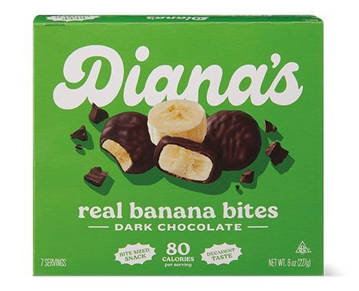 Diana's Bananas Milk or Dark Chocolate Banana Bites