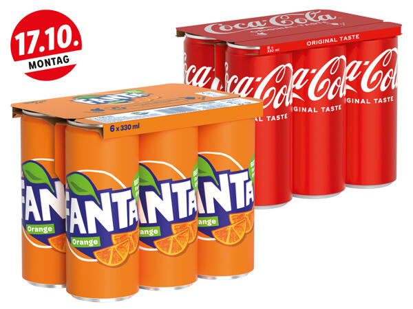 Cola Zero, Cola Original oder Fanta