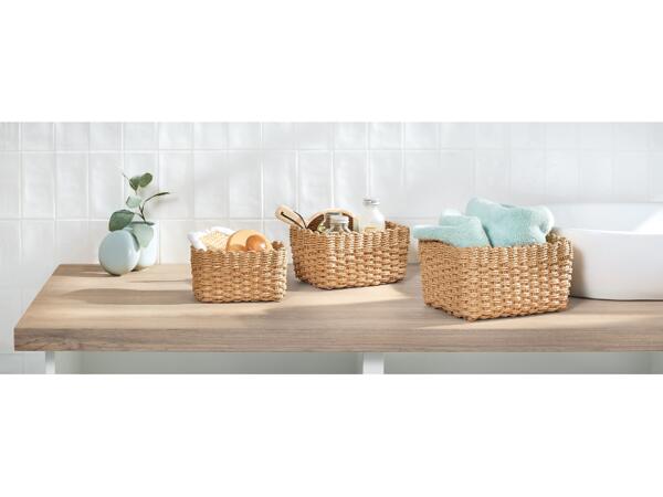 Förvaringskorgar, 3-pack