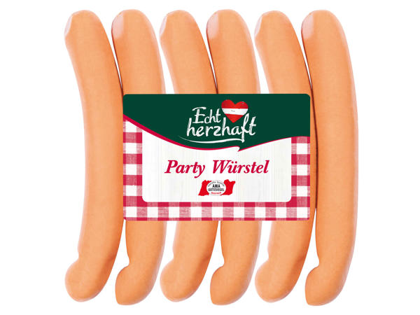 ECHT HERZHAFT Party Würstel