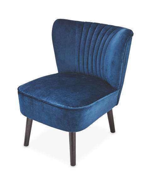 Blue Kirkton House Velvet Chair