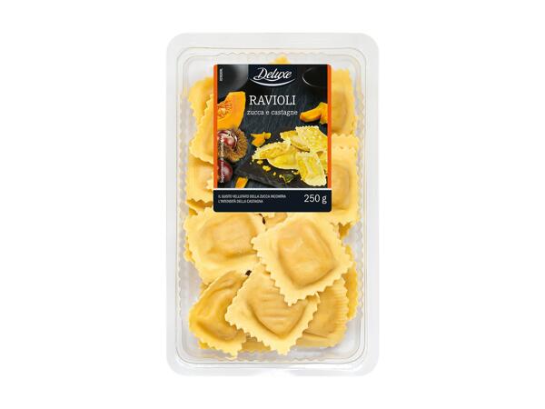 Ravioli with Pumpkin and Chestnuts