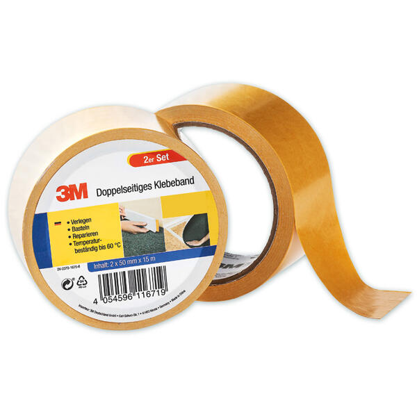 Doppelseitiges Klebeband 2er-Set