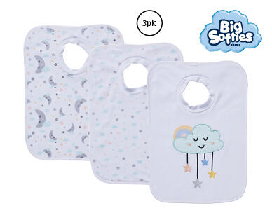 Big Softies Infant Popover Bibs 3pk