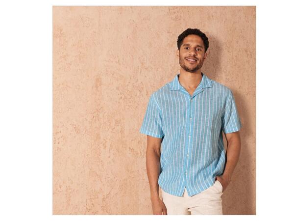 S.Oliver 2149785 Camicia In Lino Uomo, Maniche Corte: Leggera E Fresca Per L'Estate - 2
