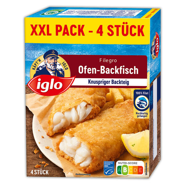 Backfisch-Stäbchen / Filegro XXL