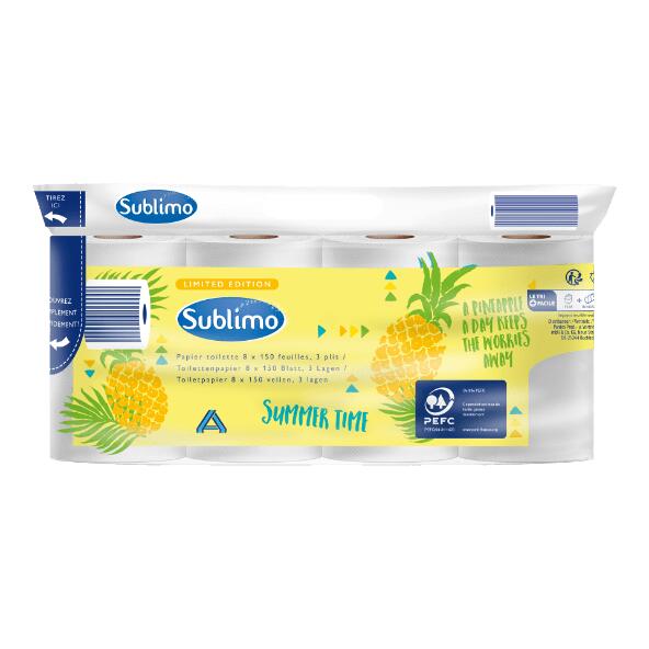 SUBLIMO(R) 				Toilettenpapier, 8 St.