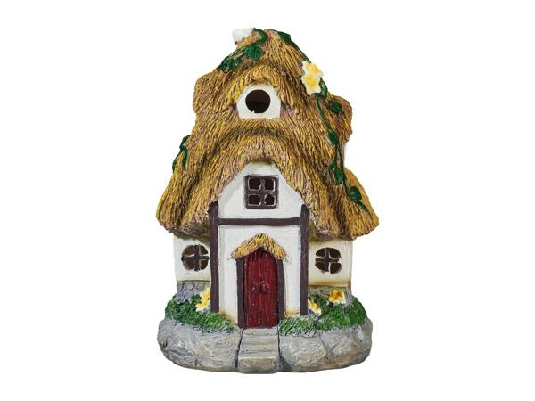 Livarno Home Decorative Solar-Powered Light - Thatched Cottage