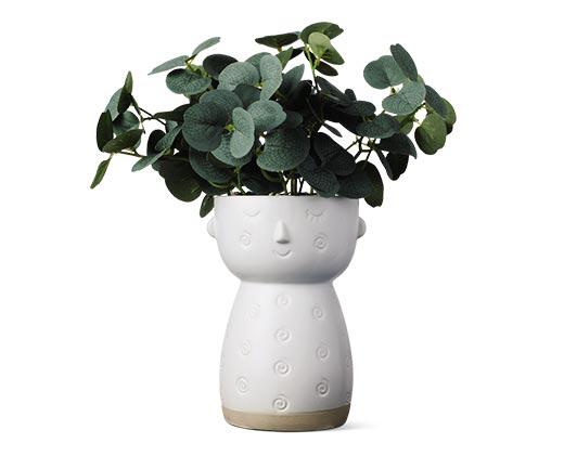 Huntington Home 
 Faux Floral Ceramic Planter