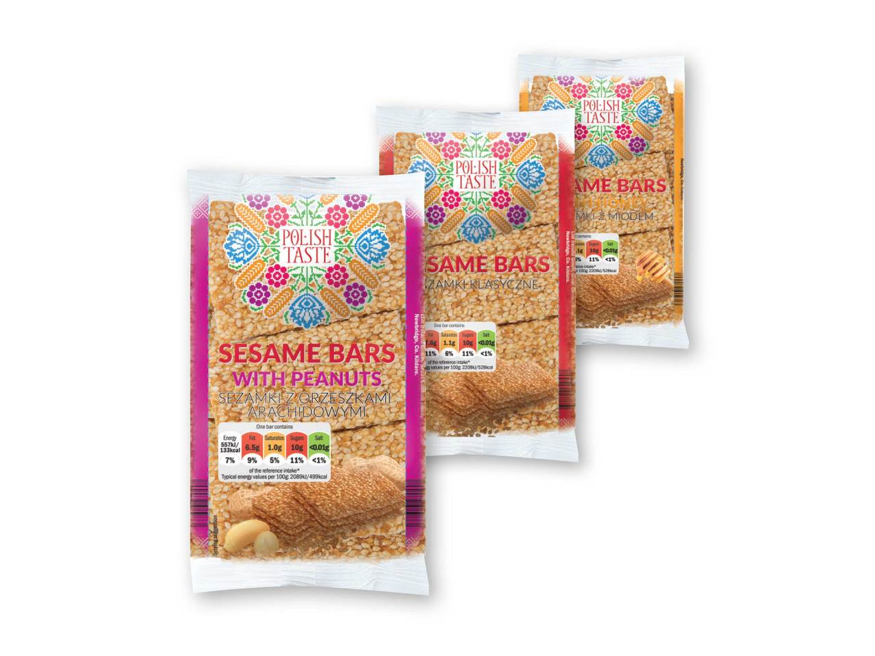 POLISH TASTE Thin and Crispy Sesame Bars