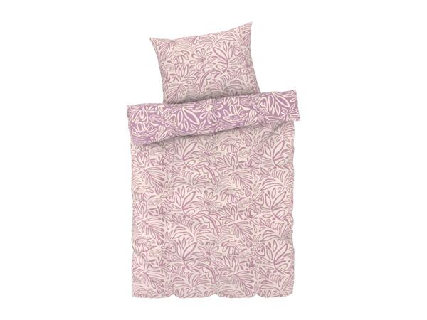 Livarno Home Microfibre Sateen Bedlinen - Single - Pink