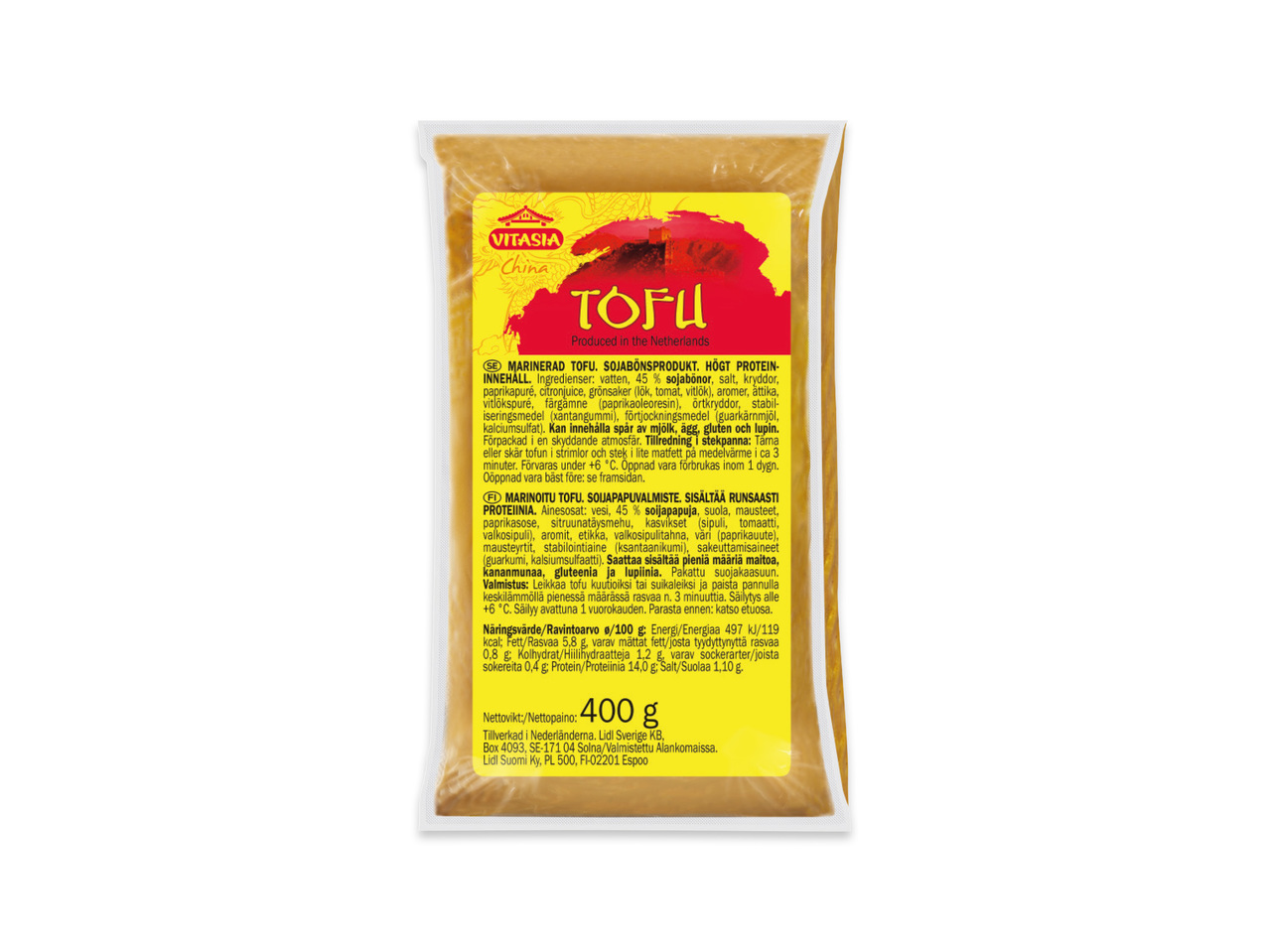 TOFU I VITLÖKSMARINAD