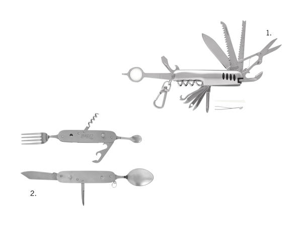 Couteau multifonction/ couverts de camping