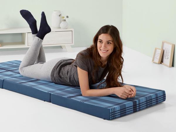 Chair Bed, Grey or Blue