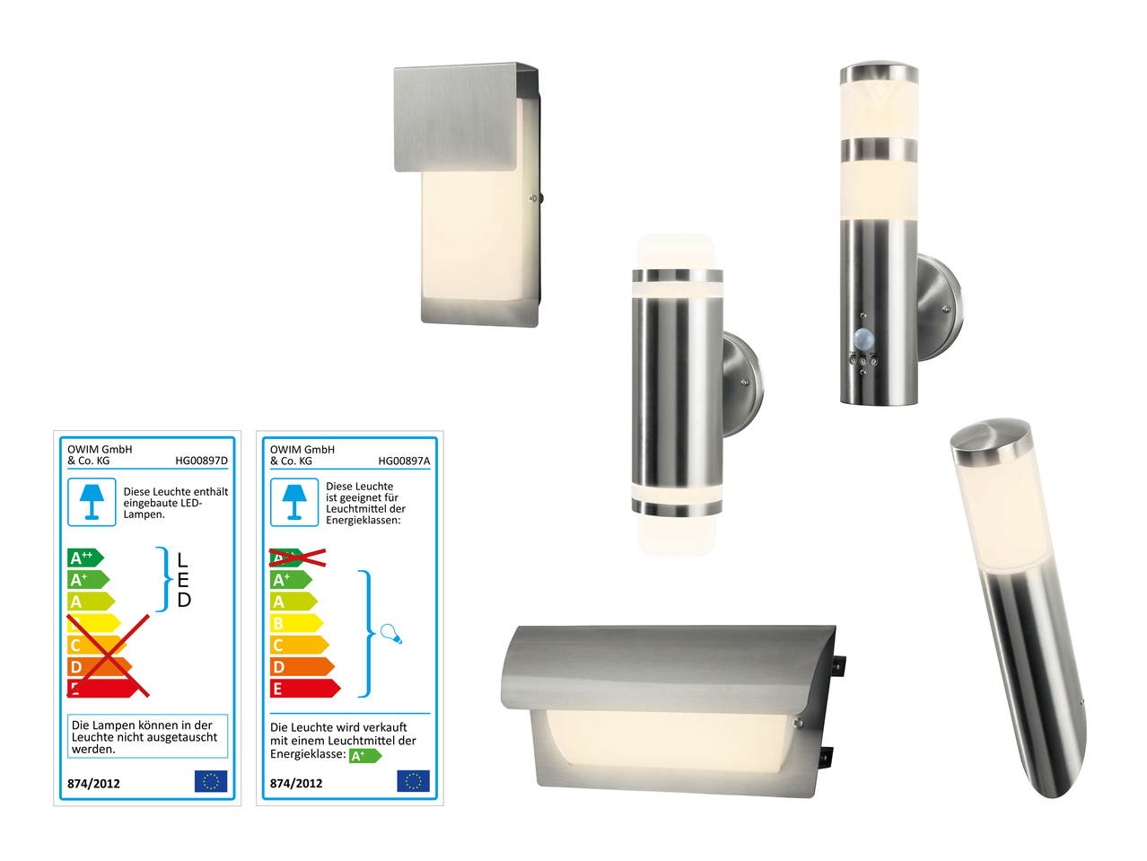 Projecteur extérieur à LED (uniquement en Suisse romande)