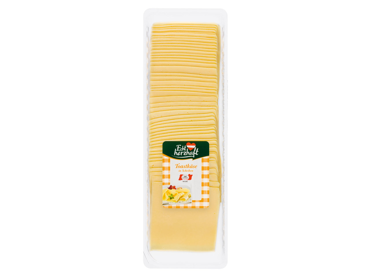 ECHT HERZHAFT Toastkäse in Scheiben
