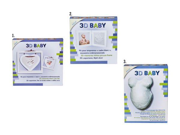 Set de moulage 3D bébé