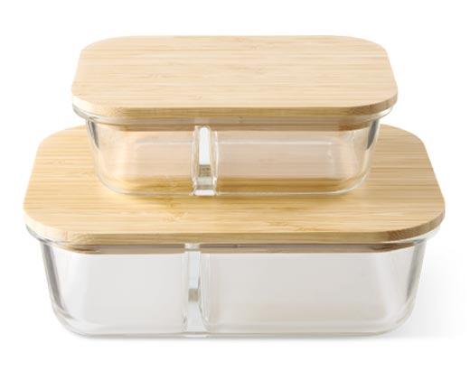 Crofton 
 Divided Glass Food Storage
