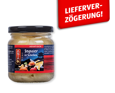 ASIA Ingwer in Scheiben