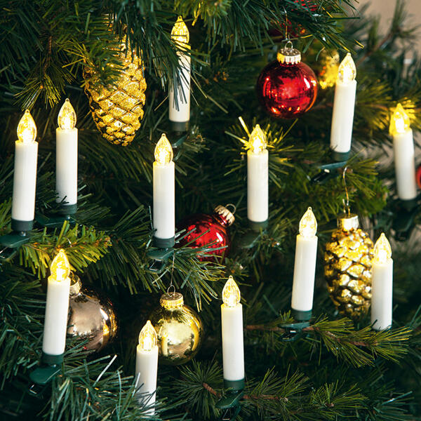 20 kabellose LED-Weihnachtskerzen