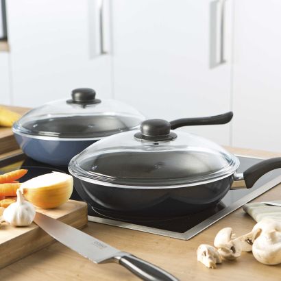 Braadpan met deksel Ø 28 cm