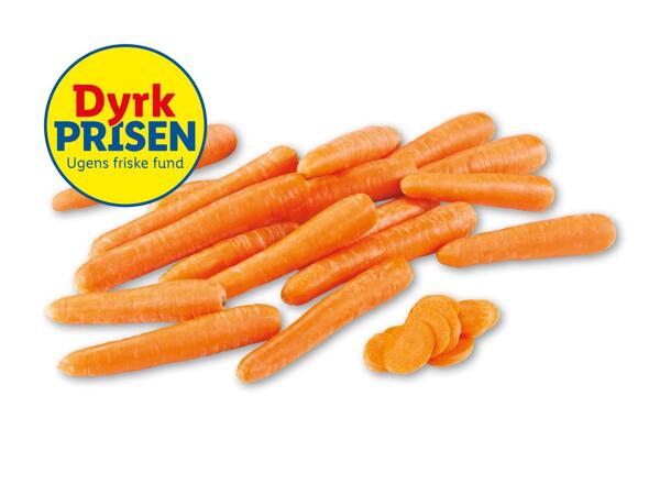 Søde danske snackgulerødder
